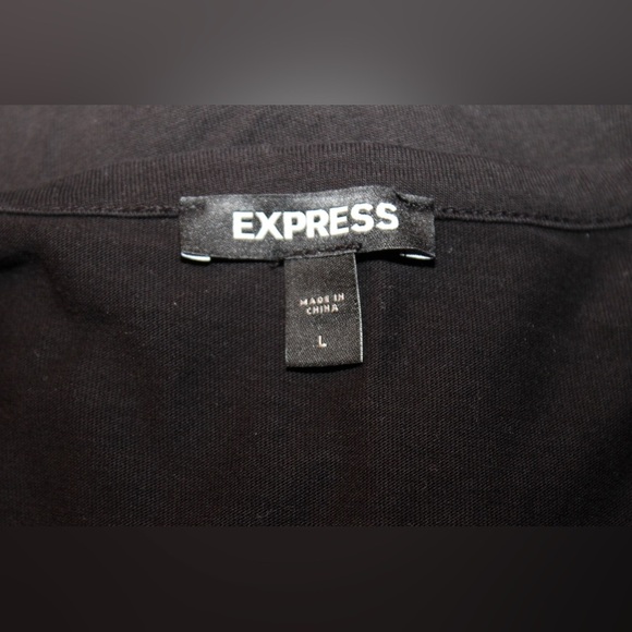 Express Women’s Sleeveless Blouse Rhinestone Brooch Accent Large Peplum - Picture 3 of 4